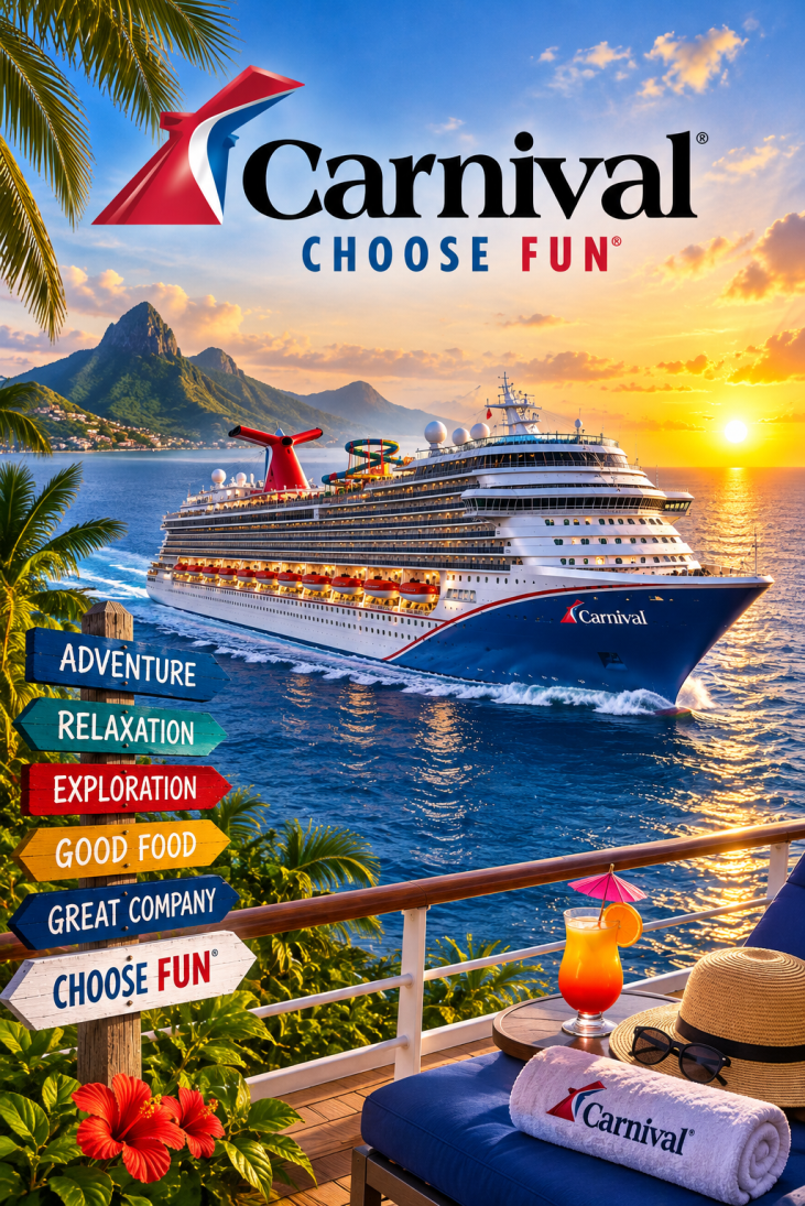 Carnival Firenze Cruise — Celebration Key · Half Moon Cay · Grand Turk