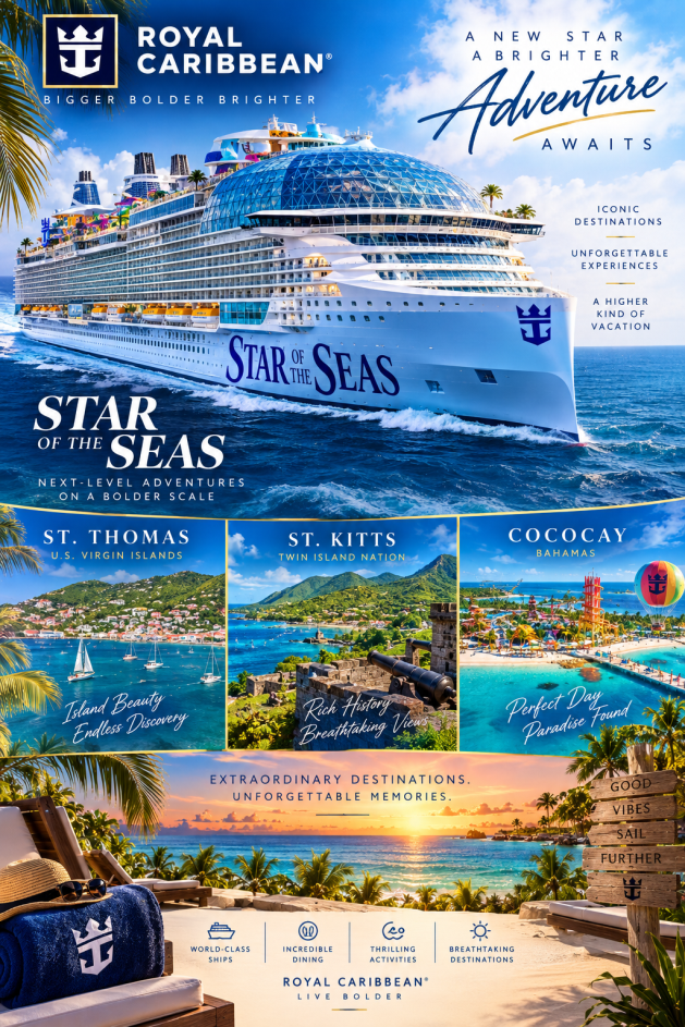 Royal Caribbean Cruise — St. Thomas · St. Kitts · CocoCay, Bahamas